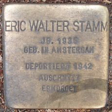 Stolperstein dedicated to Eric Walter Stamm