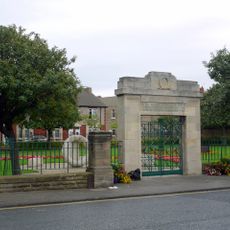 Memorial Archway, Gates, Railings And Boundary Wall To Newbiggin Memorial Park