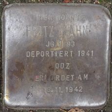 Stolperstein dedicated to Fritz Kahn