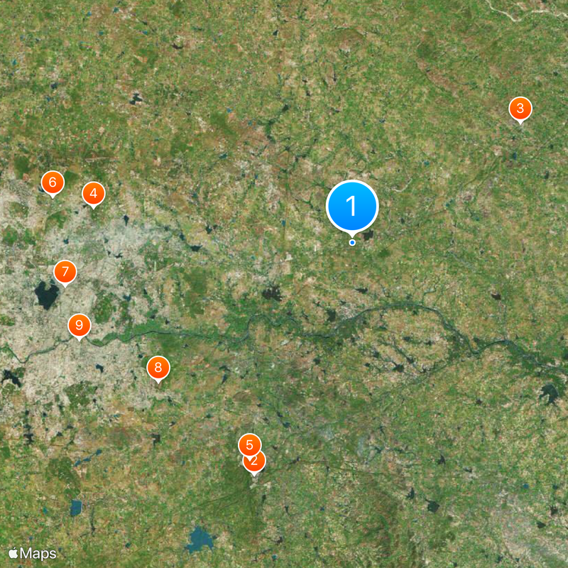 All India Institute of Medical Sciences, Bibinagar Mapa