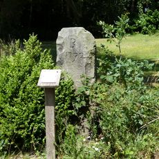 Grenspaal bij Binnenveldweg 38, Haaksbergen