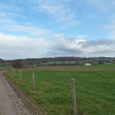 Area with foundations of a building and traces of habitation south of Mamelis