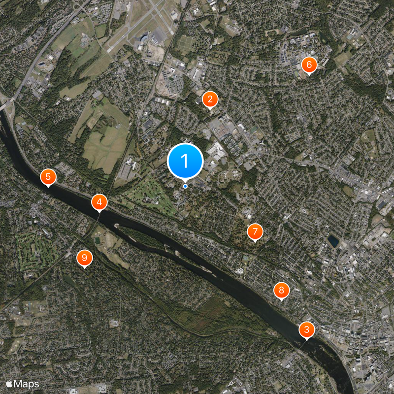 Trenton Psychiatric Hospital Map
