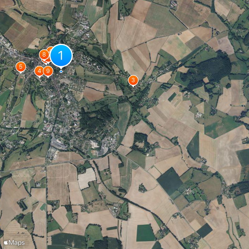 Mortagne-au-Perche Mappa