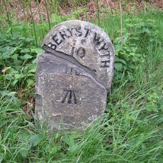 Milestone near Lodge Park
