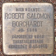 Stolperstein dedicated to Robert Salomon Borchardt