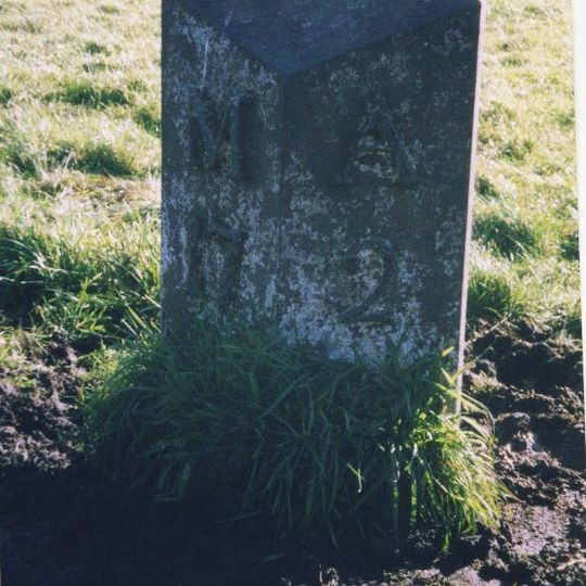 Milepost On East Side Of Old A1 210 Metres North Of Cawledge Bridge