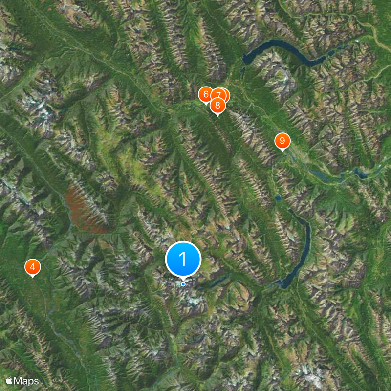 Mount Assiniboine Map