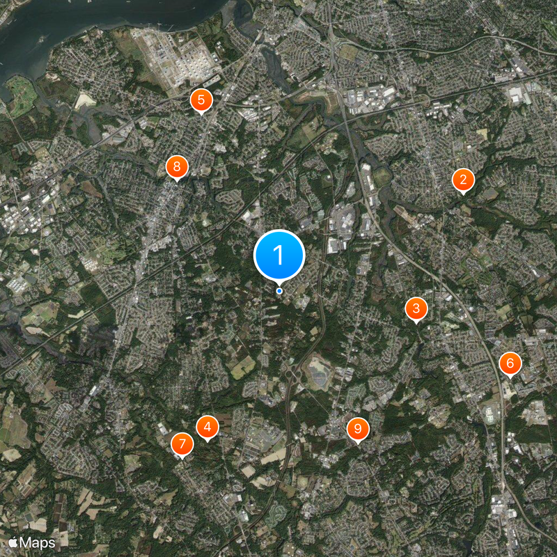 Deptford Township Carte