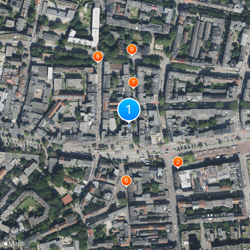 Zum Goldenen Handschuh Map