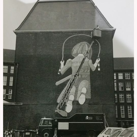 Touwtjespringend meisje