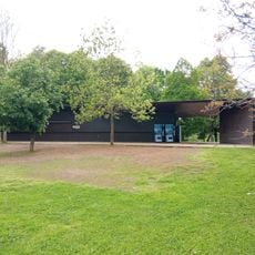 Pavelló d'accés a la Fageda d'en Jordà