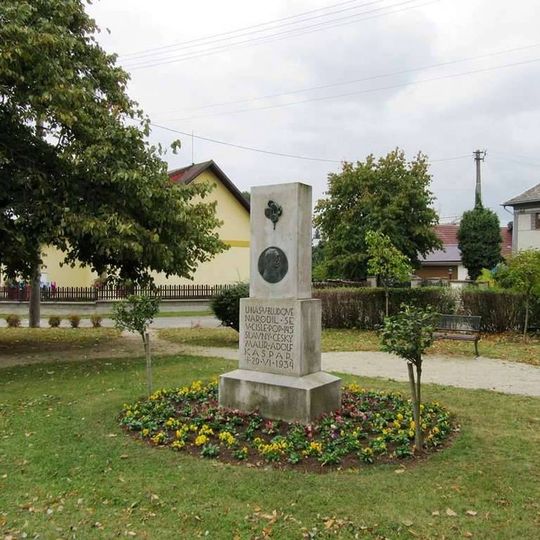 Památník Adolfa Kašpara v Bludově