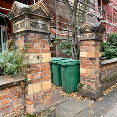 Front Garden Walls And Gate Piers To Numbers 43 And 45