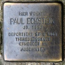 Stolperstein en memoria de Paul Eckstein