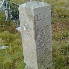 5 Boundary Stones On Border With Cumbria
