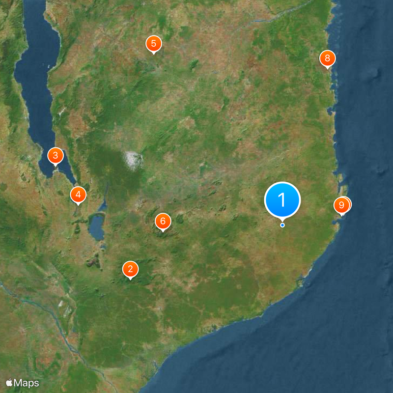 Provincia di Nampula Mappa