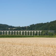 Railroad viaduct BN over the Saane