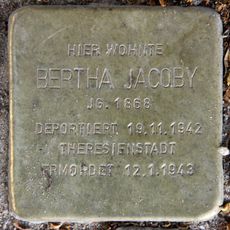 Stolperstein für Bertha Jacoby