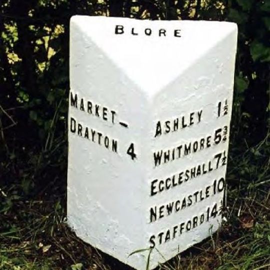 Milepost At Ngr Sj 7370 3586