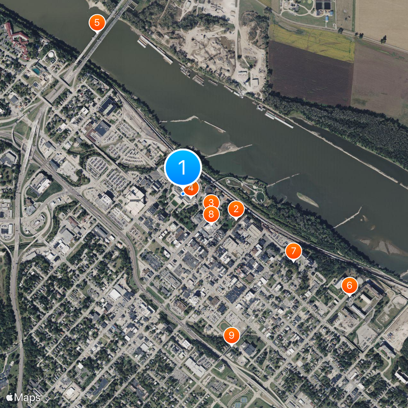 Missouri State Capitol Map