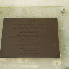 Commemorative plaque