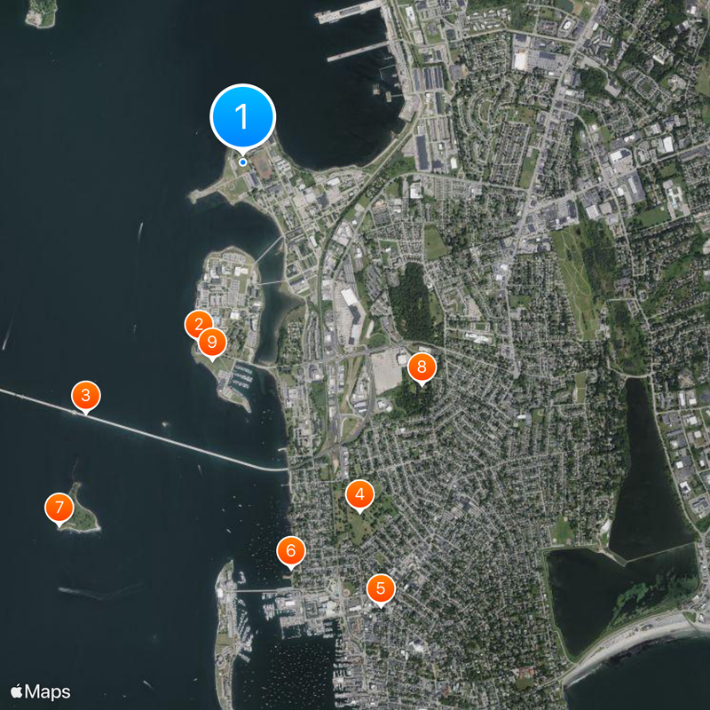 Naval Academy Preparatory School Map
