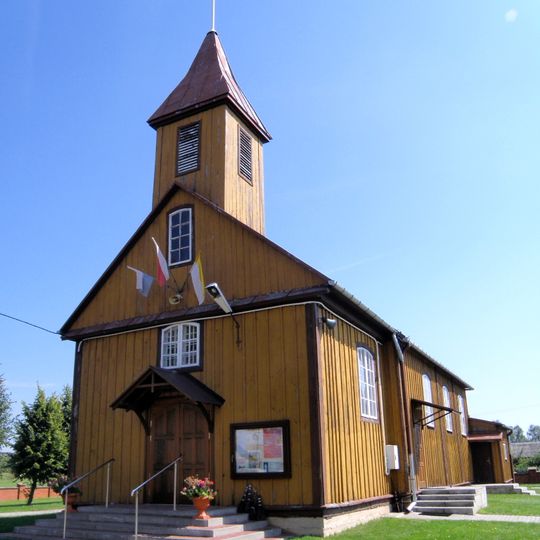 Our Lady of Sorrows church in Lack