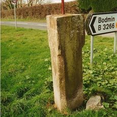 Guidepost At Junction Of A39T And B3266
