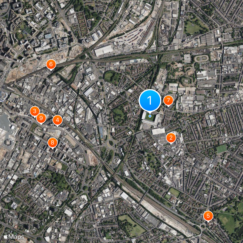 St Andrew's Map