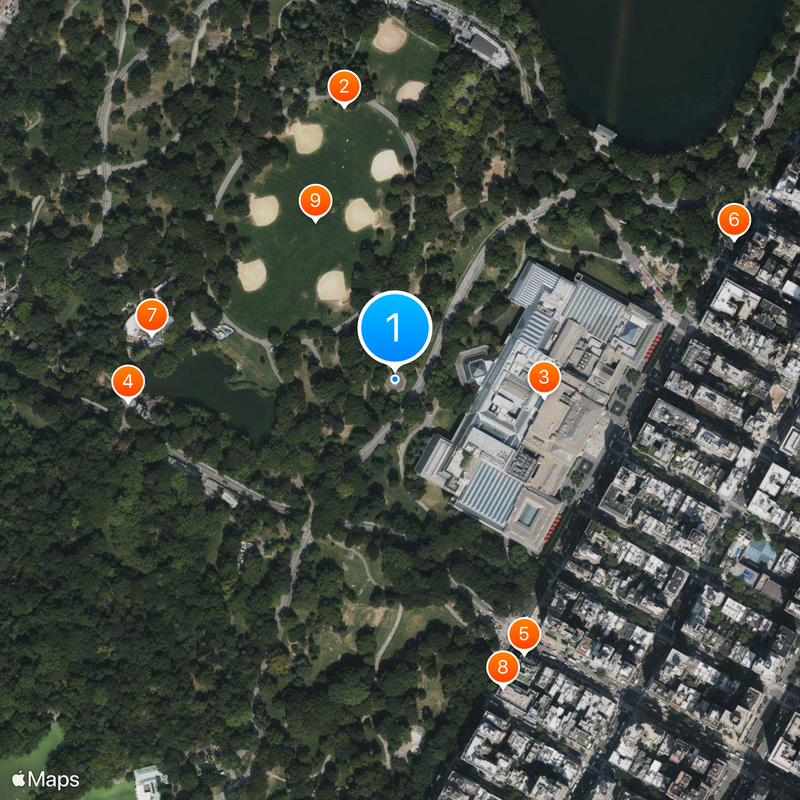 Aiguille de Cléopâtre Carte