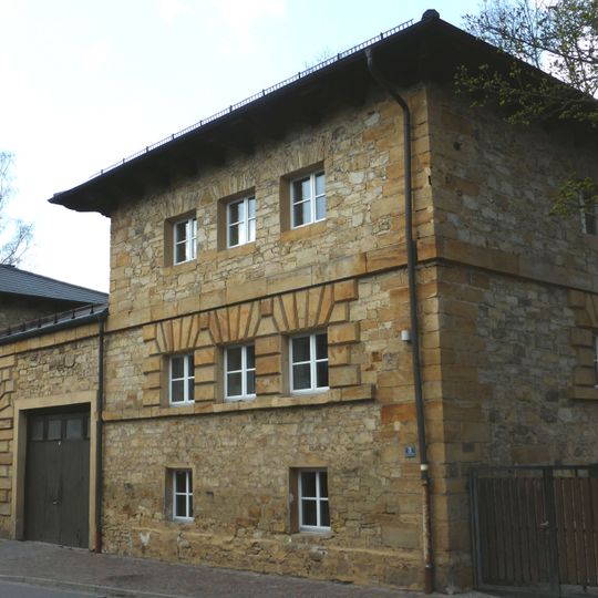 Ehemaliges Feingussmagazin mit Arbeiterwohnungen, zwischen 1913 und 1990 Feuerwehrhaus