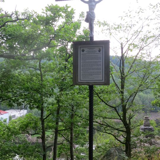 Kříž komtesy z Dukovan na Rabštejně