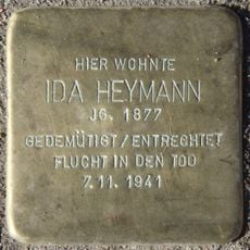 Stolperstein dedicated to Ida Heymann