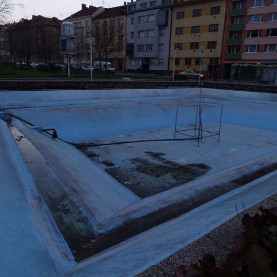 Fontána na náměstí Republiky v Mladé Boleslavi