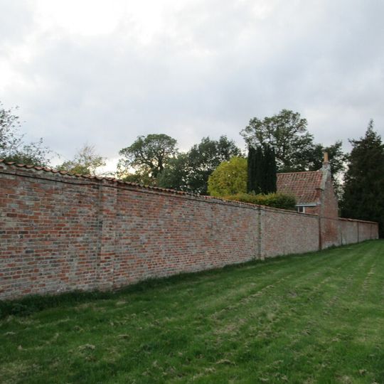 Orangery And Attached Garden Wall At Thorpe Tilney Hall