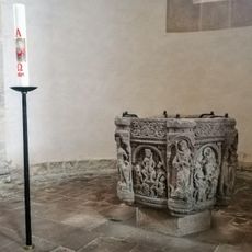 Baptismal font of Klosterkirche Lippoldsberg