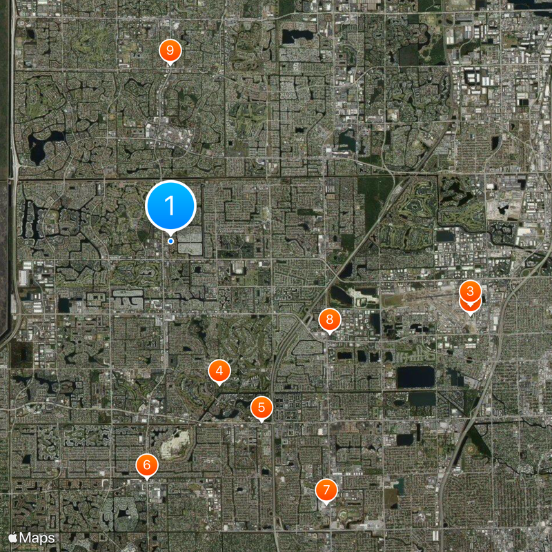 Tamarac Mapa