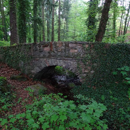 Kamenný mostek nad Lesním rybníčkem