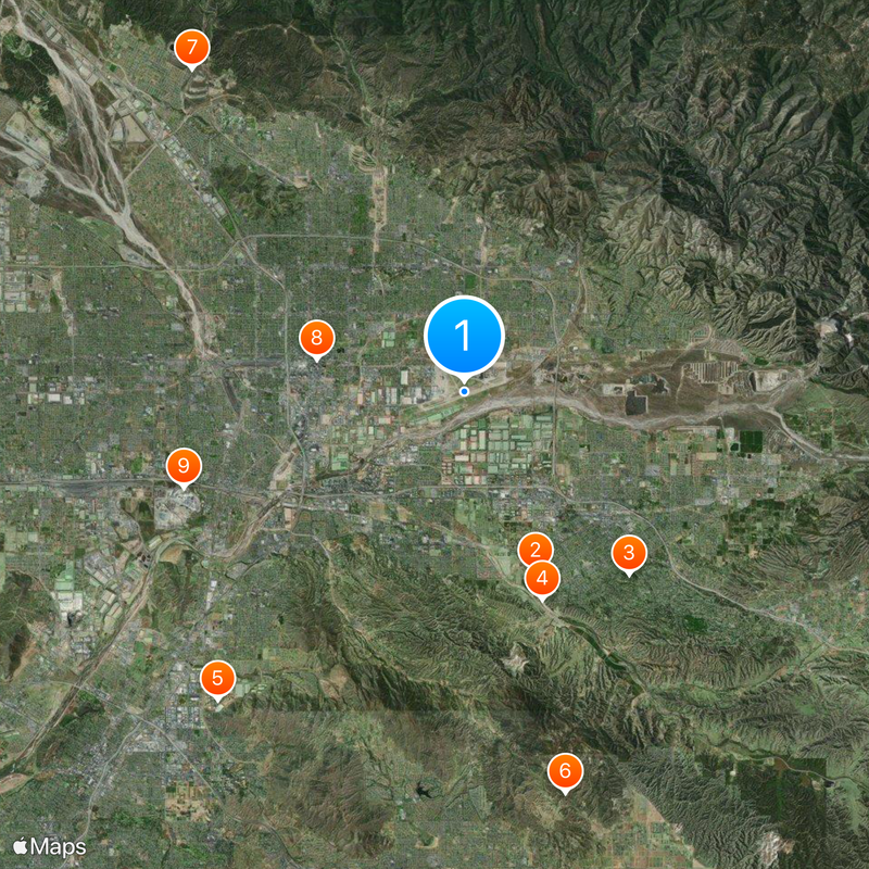 Norton Air Force Base Map