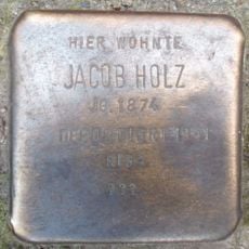 Stolperstein dedicated to Jacob Holz