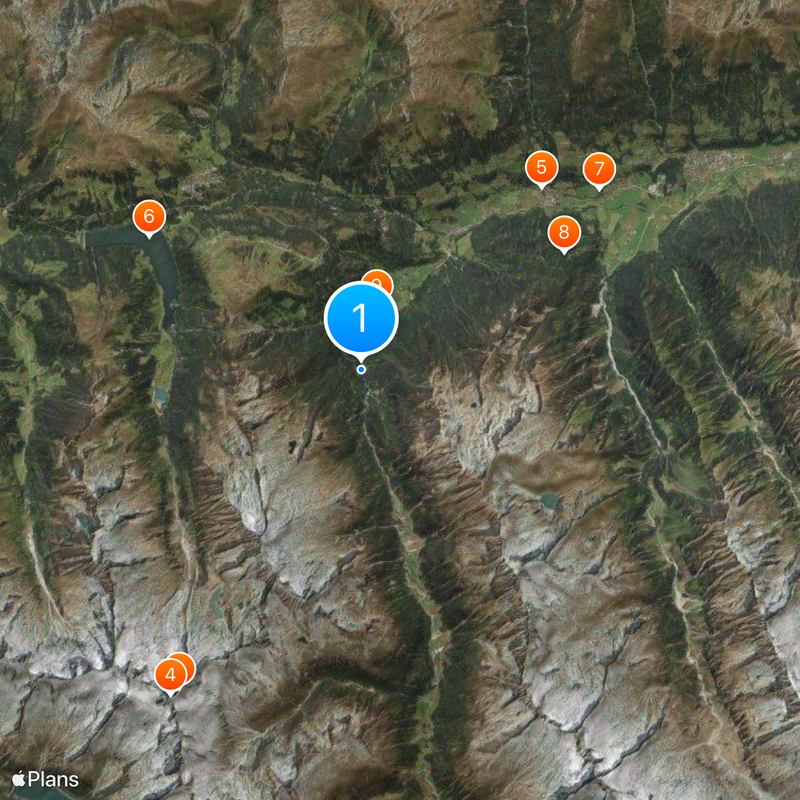 Krimml Waterfalls Mapa