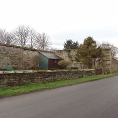 Garden Wall To East Of Hauxley Hall With Attached Summerhouse