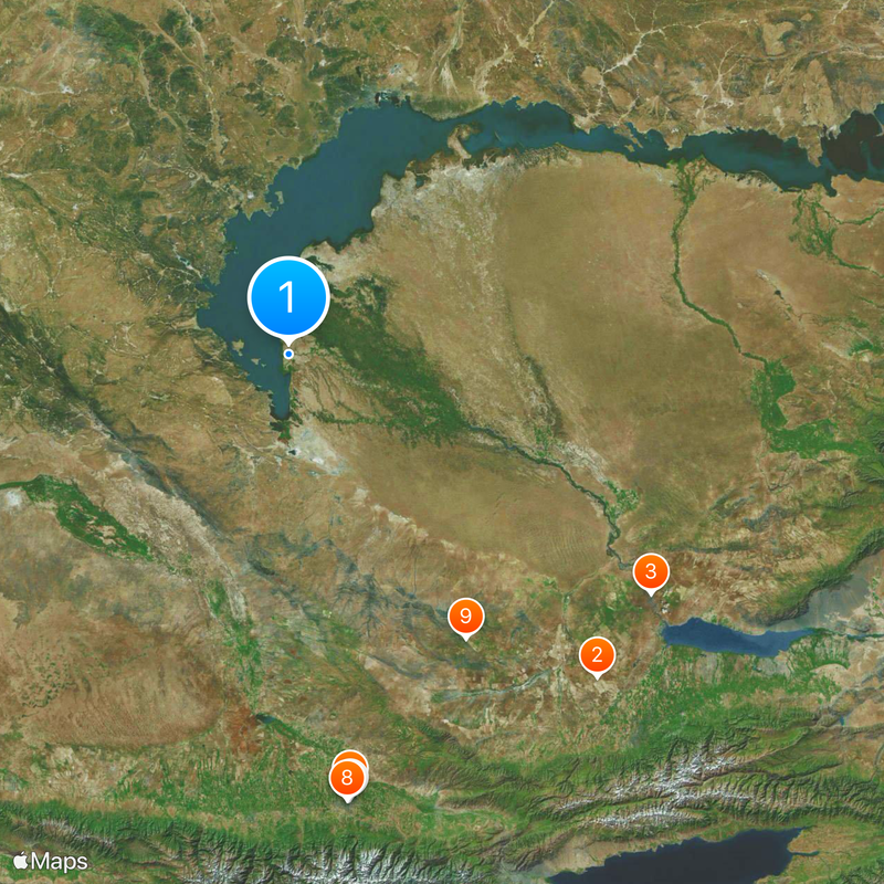 Ili River Map