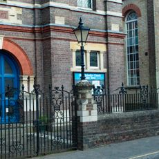 Gates, Dwarf Wall And Railings To High Town Methodist Church