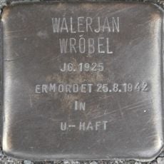 Stolperstein en memoria de Walerjan Wróbel