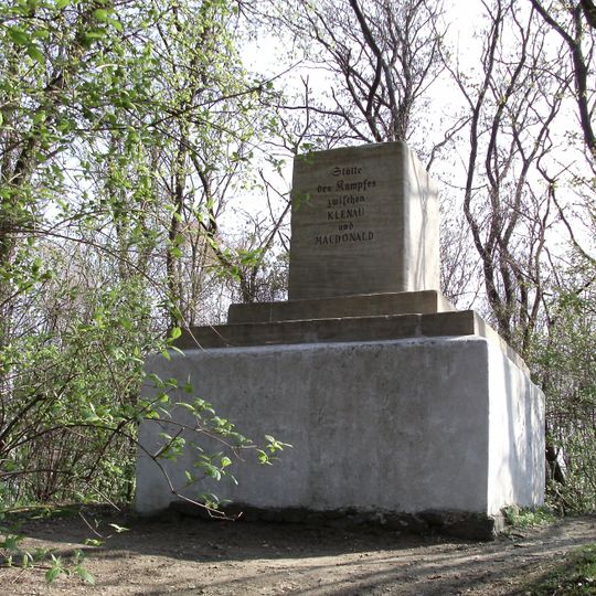 Gedenkstein zur Völkerschlacht 1813 Auf dem Colmberg