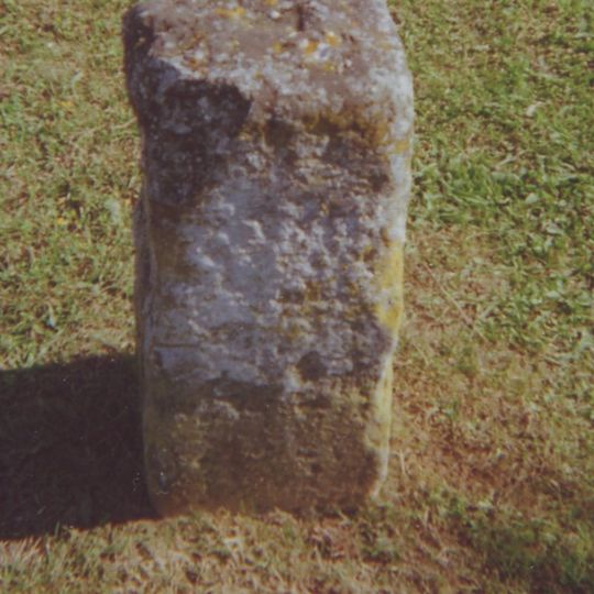 Milestone, Ashford Road; at jct with Chalk Avenue