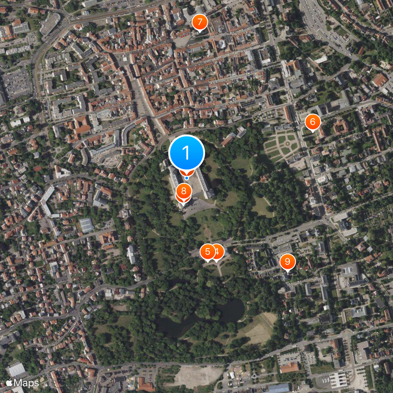 Friedenstein Castle Mapa