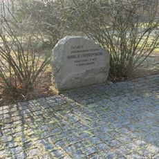 Pomník Ondřeje Chebďovskéhou kostela Nanebevzetí Panny Marie v Poděbradech